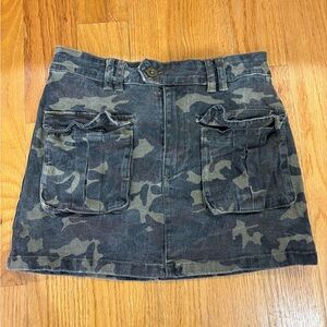 Camouflage Mini Skirt